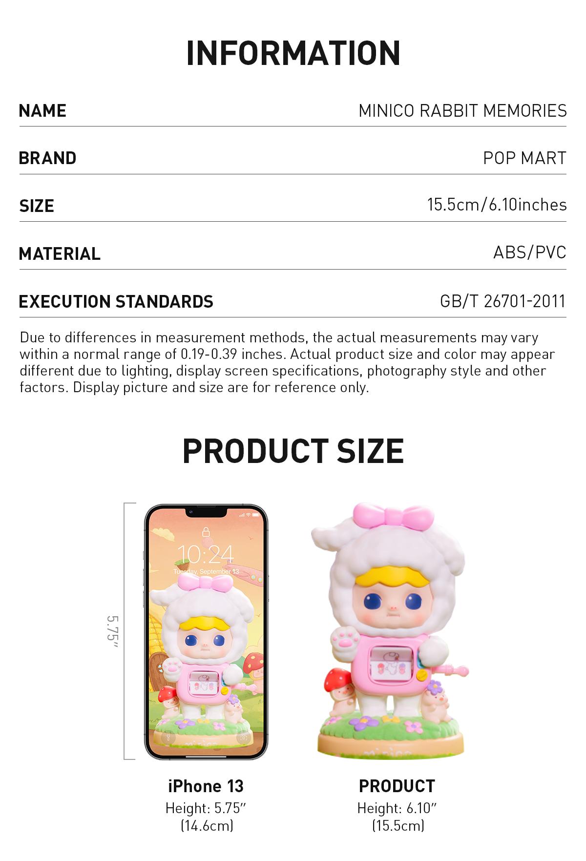 POP MART POP MART MINICO Rabbit memories