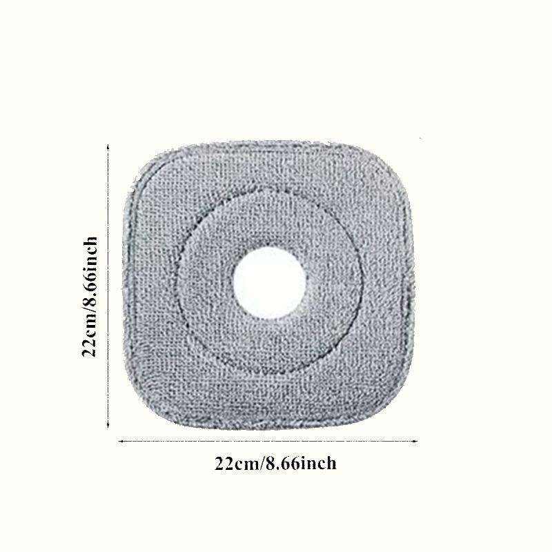 Detachable square cleaning mop pad, square flat floor mop cloth, washable and durable replacement mop cloth, mop head, soft mop cloth filler, cleaning supplies, cleaning tools.