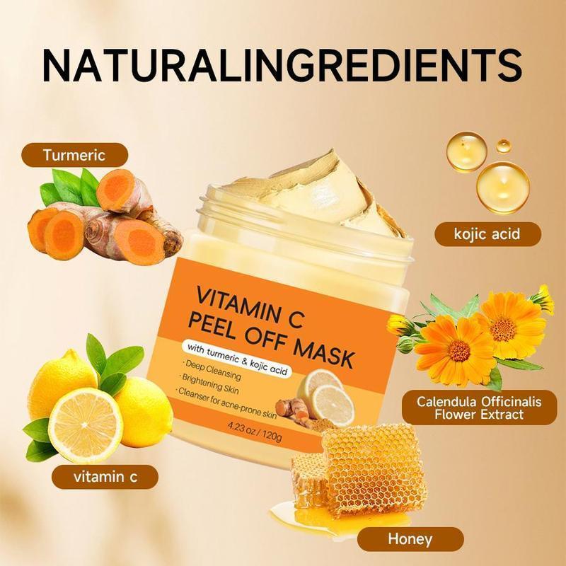 Organic Turmeric Vitamin C Kojic Acid Skincare Set, Cruelty-Free Brightening Routine, Natural Ingredients, Fades Dark Spots, Improves Dull Skin