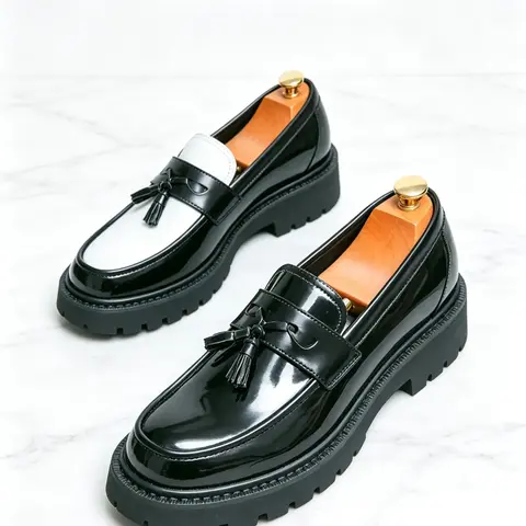 Men's Oxford Shoes, Casual Comfortable Men's Shoes, High-End Tassel Thick Sole, Business Wedding Luxury Slip-On Shoes, Business Casual Oxfords #GLOBAL PICKS
