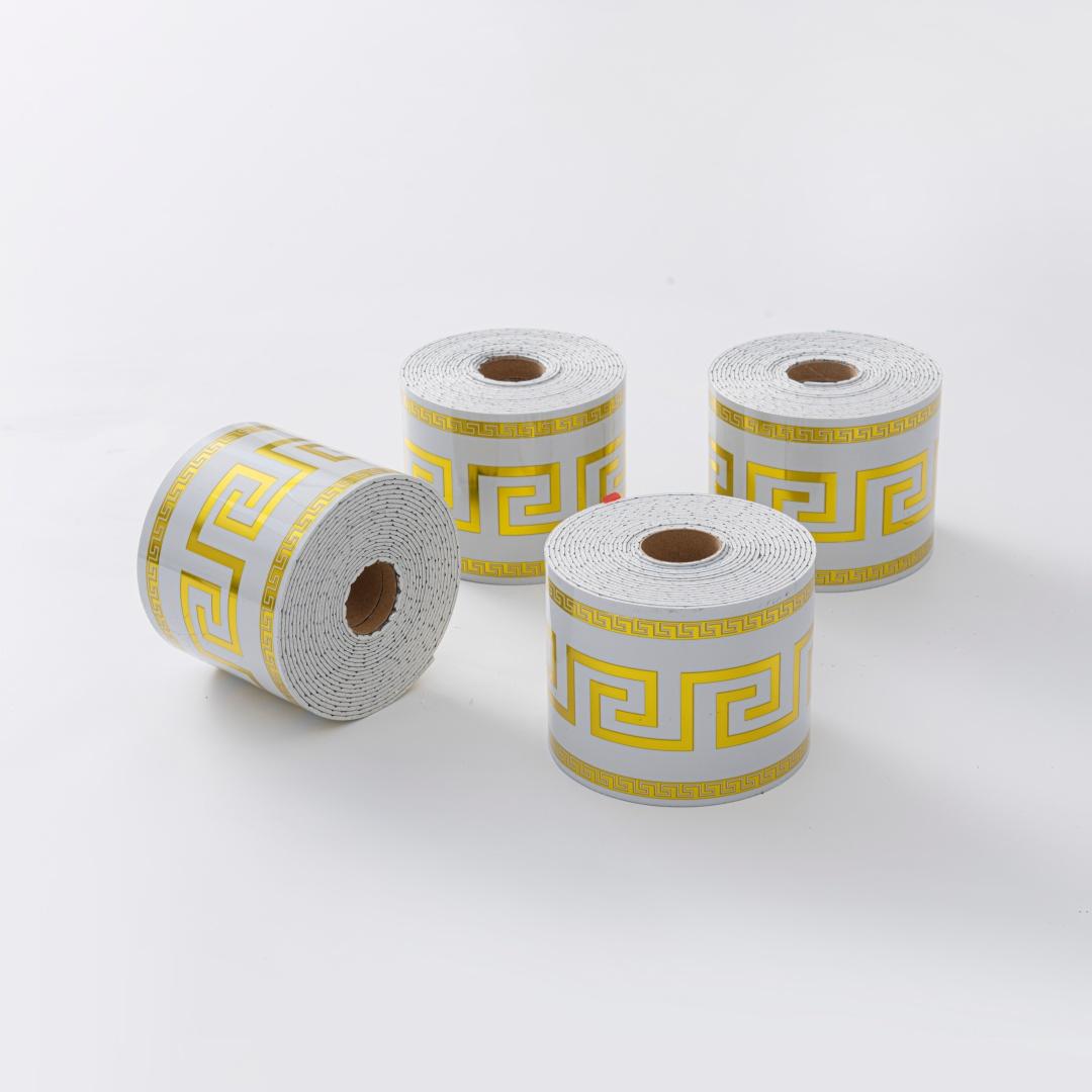 3.94 inches × 196.85 inches Luxury Self-Adhesive Baseboard Corner Protector, Super Strong Adhesion — Integrated Edge Protection for W Corners, Ceilings, and Countertops | Easy DIY Installation