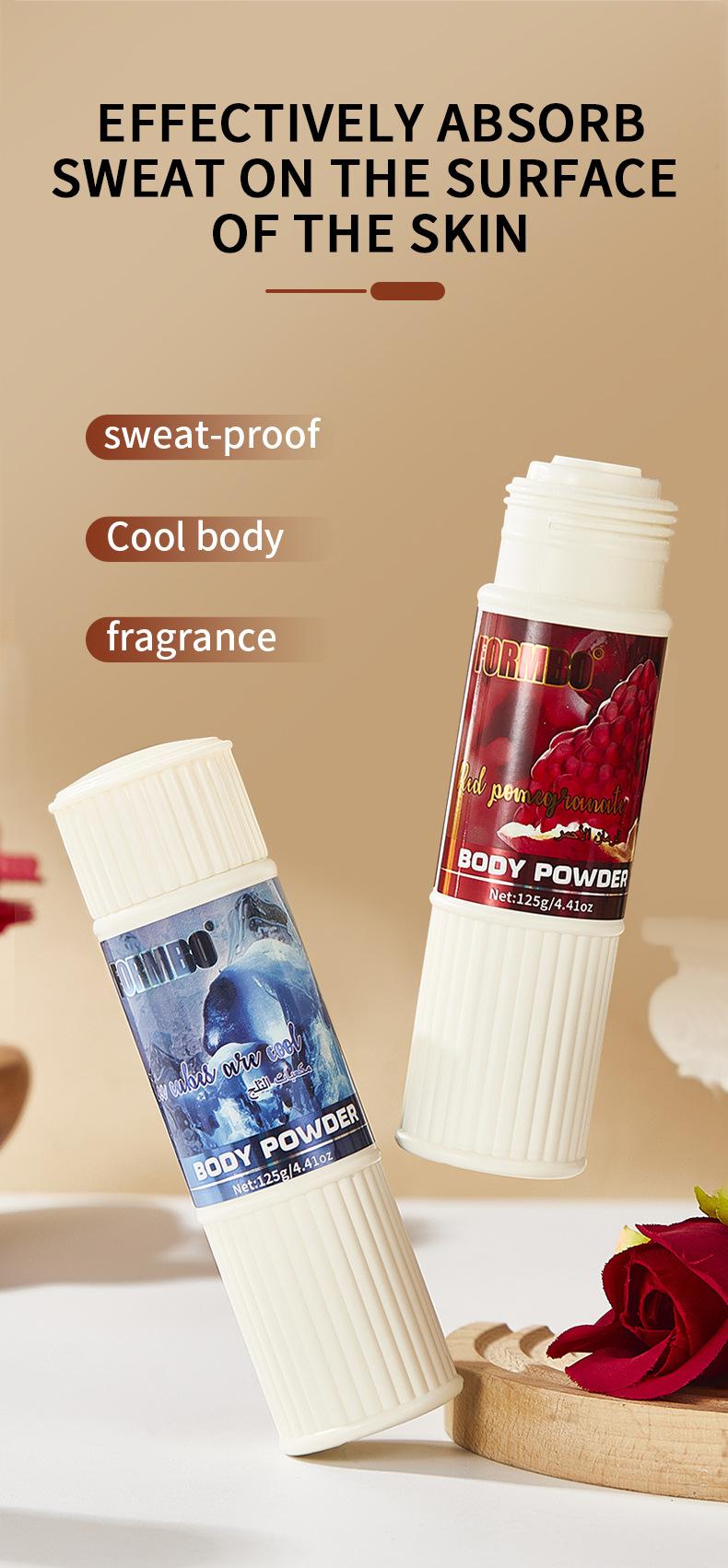 Body Powder - Dry & Absorbent, Cooling Antiperspirant, Odor Eliminating & Long-lasting Dryness, Talc-free Formula, Suitable for All Over Body, Refreshing & Non-sticky, Summer Essential Oil Control & Sweat-absorbing Powder