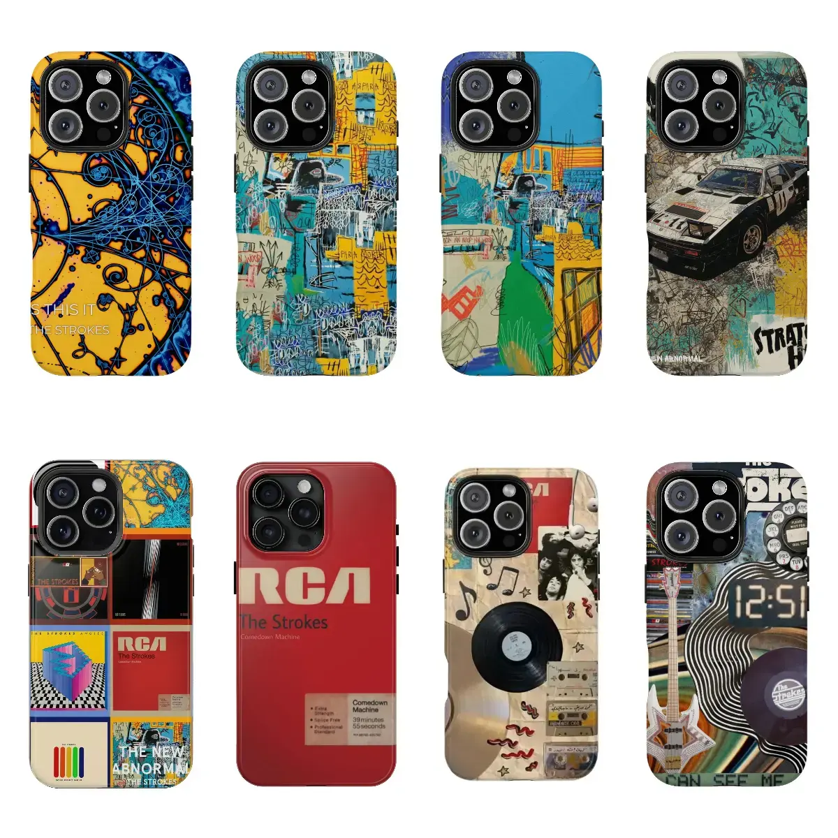 The Str0kes Tough Phone Case - The New Abnormal Album Phone Cover For Iphone 17/16/15/14/13/12/11 Plus Pro Max Mini Music Lover Gift