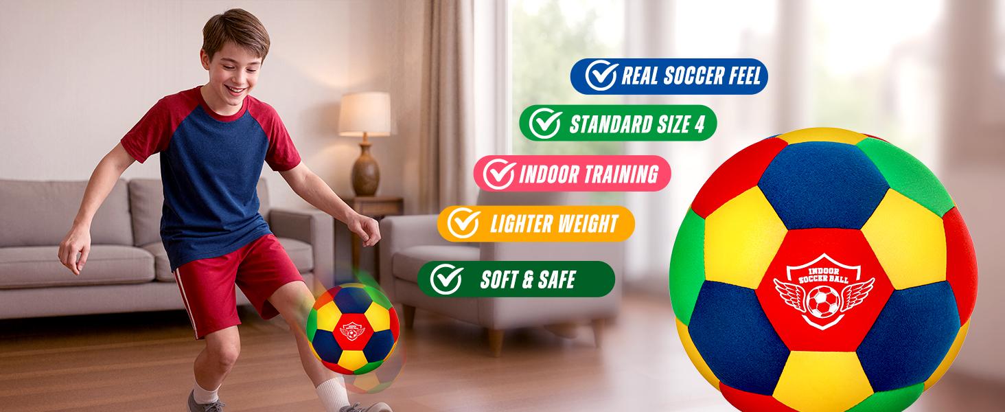 Indoor Soccer Game Toy for Kids, Mini Football Table with Accessories, Fun Sports Play for Boys Girls, Great Gift for Ages 5-12 Indoor Soccer Game Toy for Kids, Mini Football Table with Accessories, Fun Sports Play for Boys Girls, Great Gift for Ages 5-12