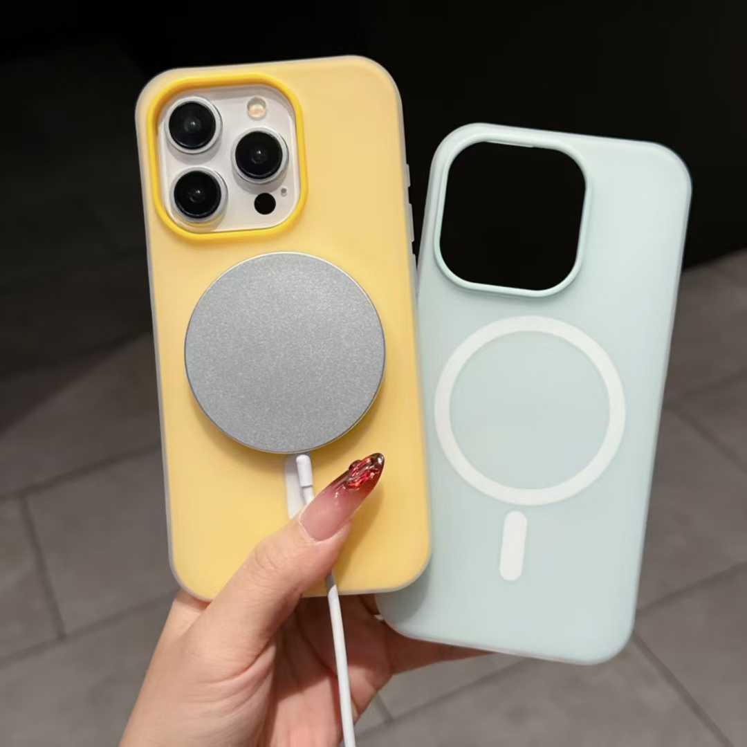 Aesthetic Full-Coverage Protective Shockproof Case for Apple iPhone 17/Air/16/XR/11/12/13/14/15 Plus Pro Max/PLUS Unisex Stylish & Elegant Premium Magnetic Jelly Dual-Layer Phone Case