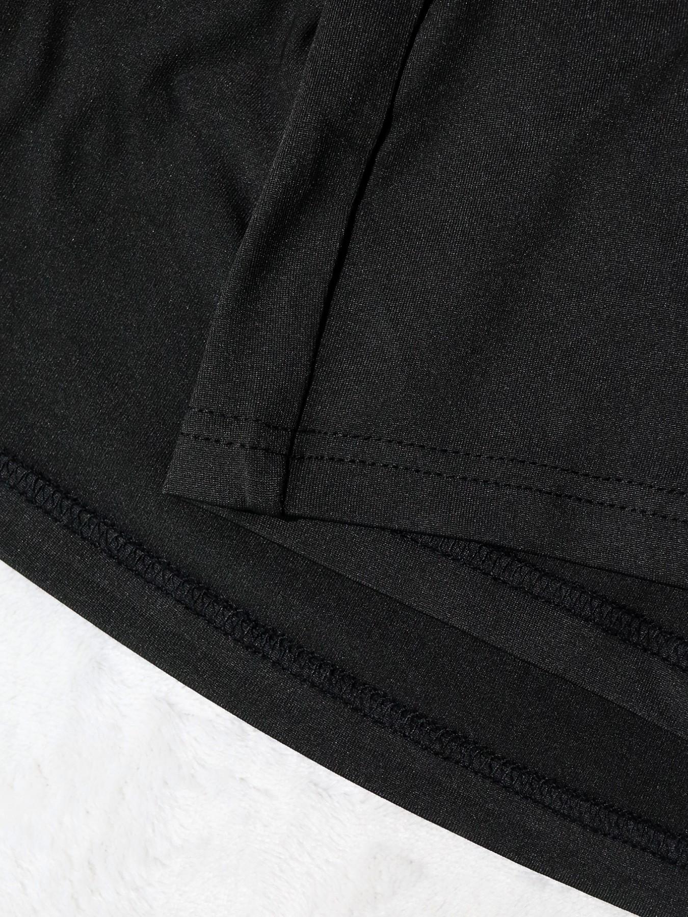 Women's Short Sleeve Dress Set, Chic Fitted Top and Fluffy Skirt Design, Perfect for Dates or Daily Outings