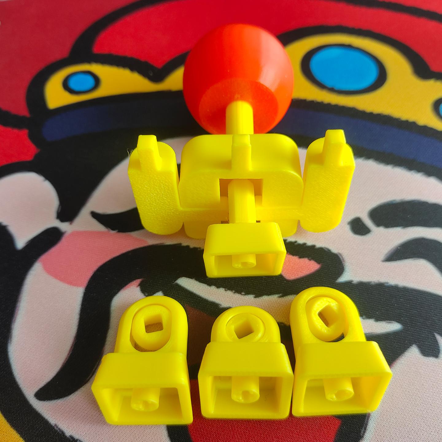Funny 3D Printed Joystick Keycaps, Creative Game Controller Direction Keys, Street Style, Unique Design for Gaming Enthusiasts