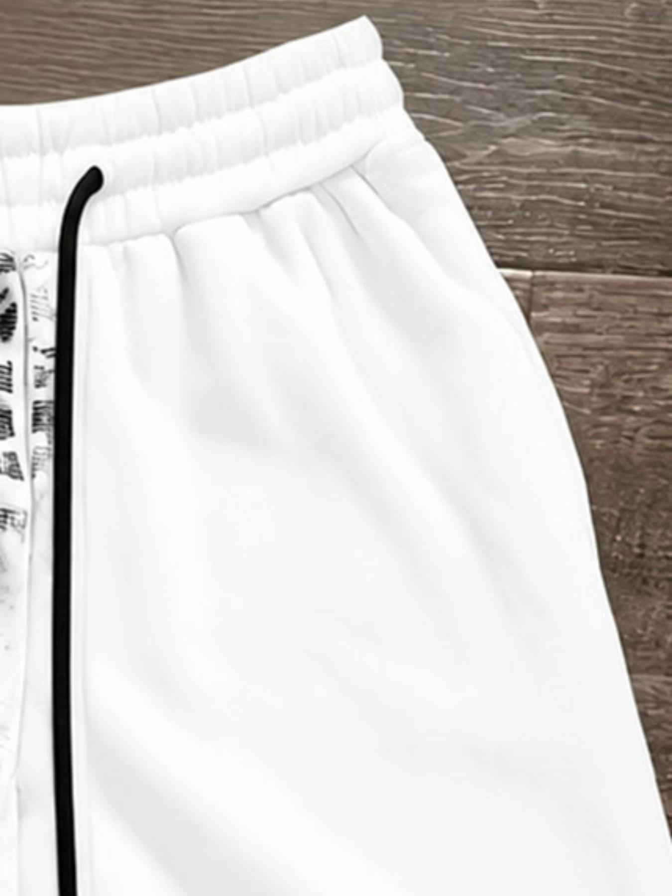 Sweatpants Men Y2K Leopard Zebra Animal Print Baggy Wide Leg Pants for Unisex Streetwear Daily Wear Printed Sweatpants
