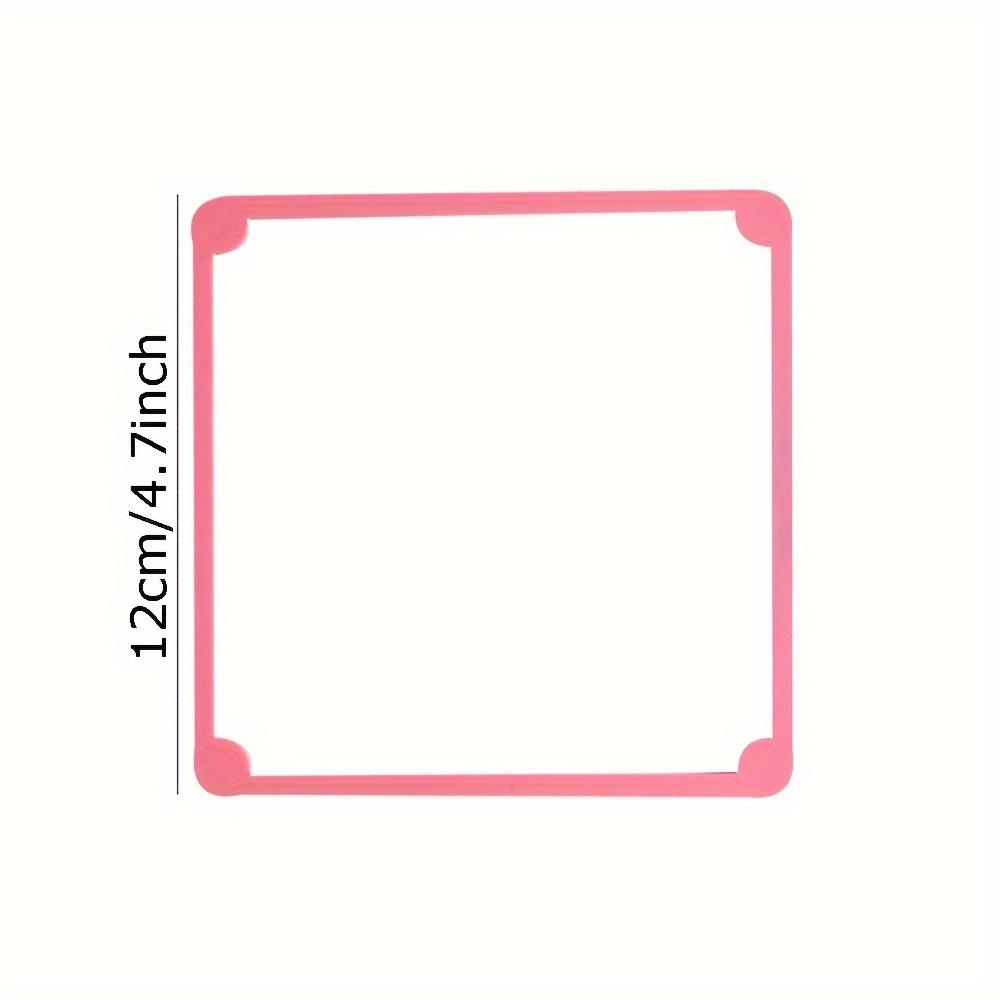 2/4set Kitchen Baking Gadget Cookie Stencil Holder Decorating Frame Tool for Cookies