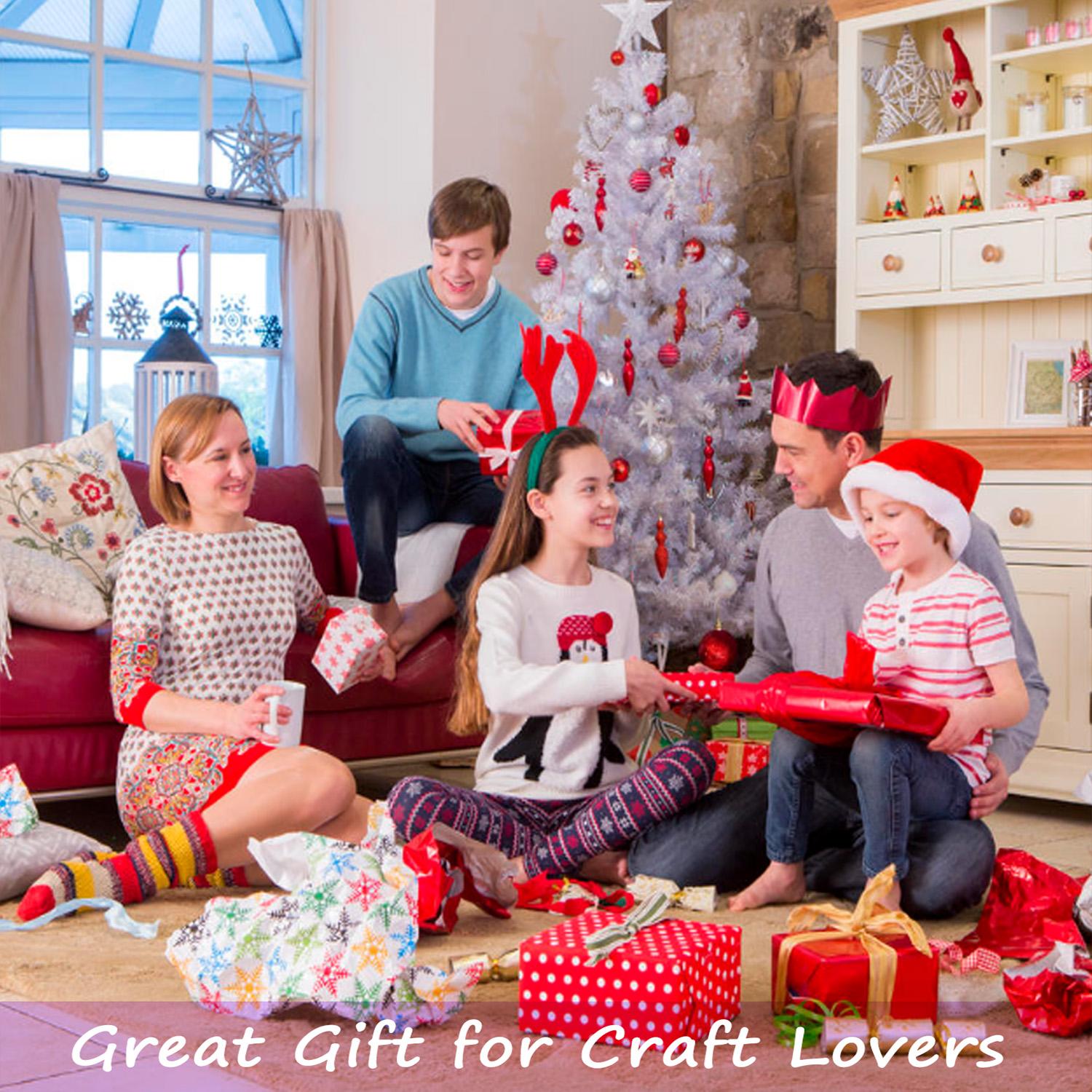 184pcs/200pcs Shrink Plastic Sheet Kit with Shrink Paper Keychain Set, 176pcs Keychains and Open Iron Rings, Handmade Keychain, Christmas Gift