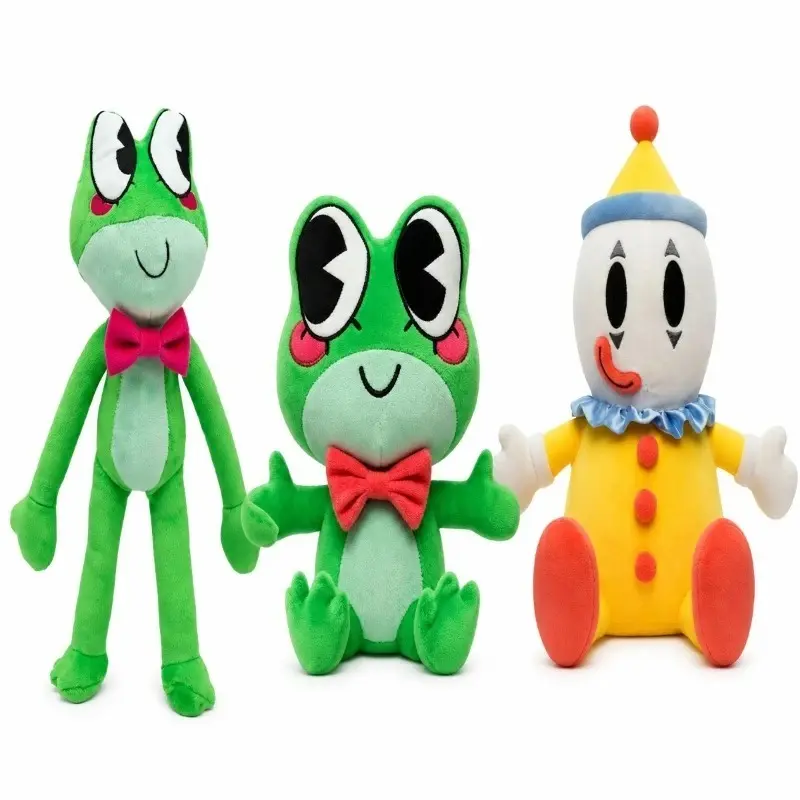 2026 Hot Sale New Edition Ribbit Plush Toy Cute Frog Character Plushie Soft Stuffed Animal Doll Collectible Gift for Fans Kids