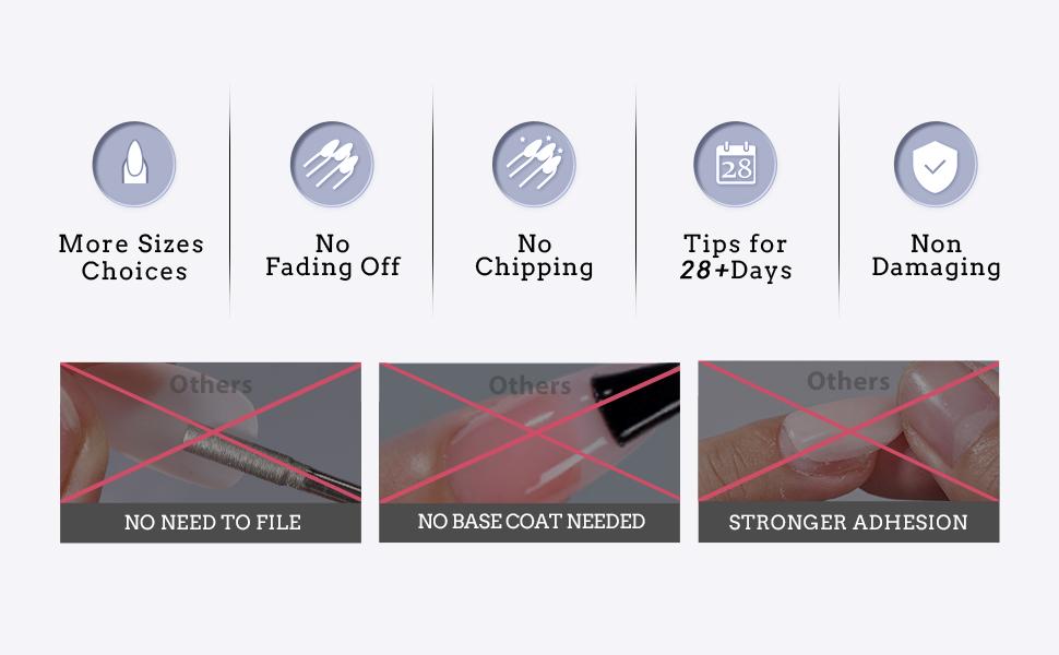 btartboxnails XCOATTIPS Soft Gel Nail Tips - Product only 150pcs Short White Press On Nails, Square or Almond Fake Nails btartboxnails XCOATTIPS Soft Gel Nail Tips - Product only 150pcs Short White Press On Nails, Square or Almond Fake Nails