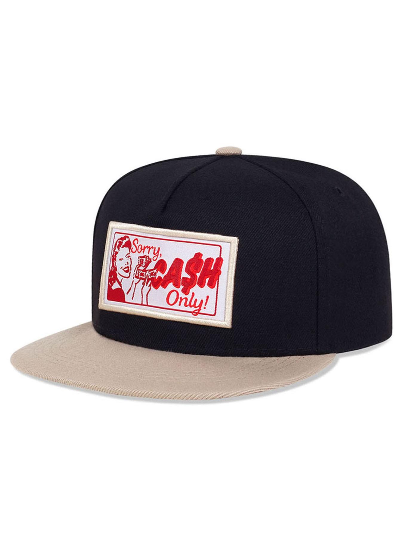 2026 Fashion and Personalized New Baseball Hat CASH Women's Labeling Embroidered Skateboarding Hat Street Creative Hip Hop Hat Outdoor Leisure Sports Sunshade Hat Daily Commuter Decorative Hat Male Female Same Style Flat Edge Hat