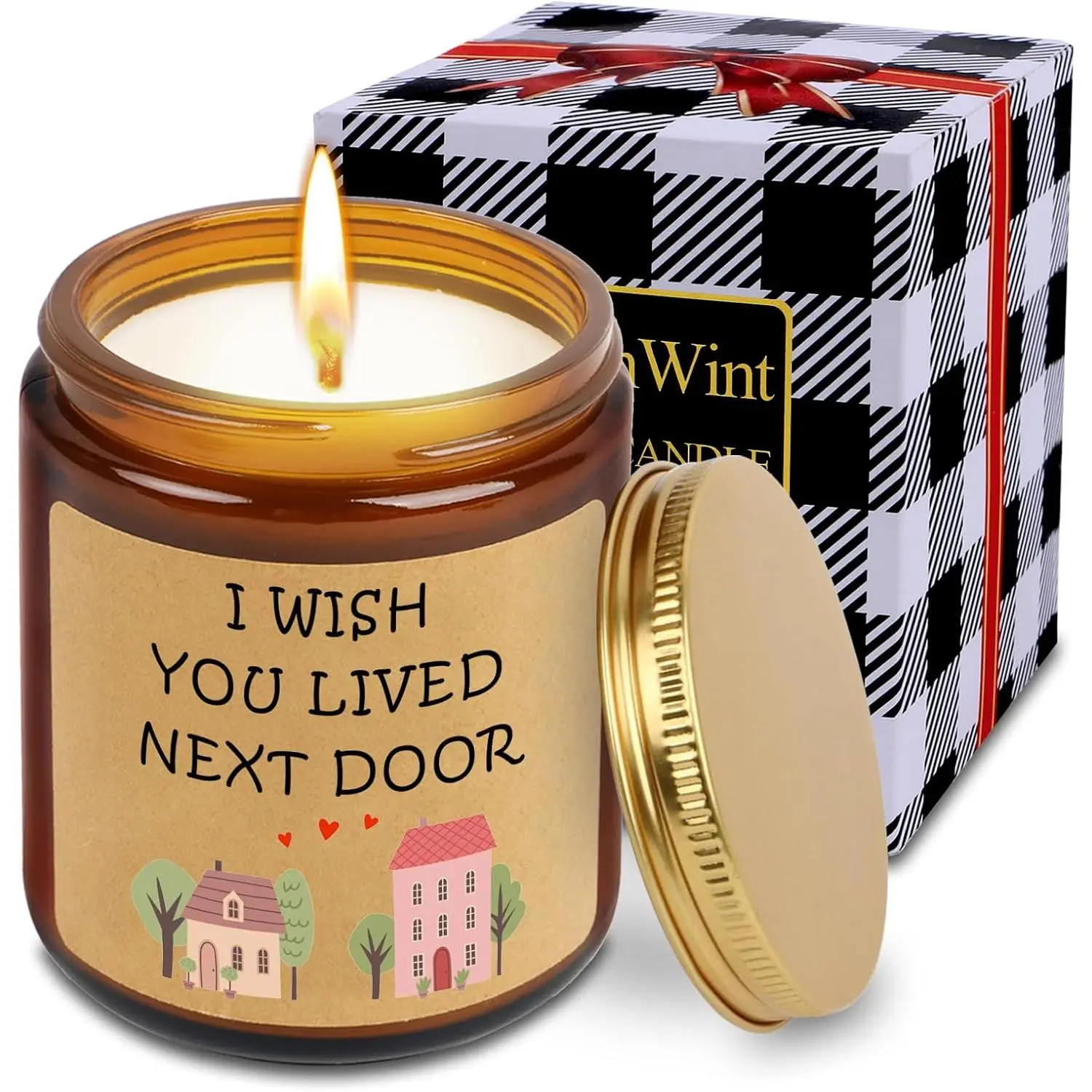 Vanilla Scented Candles, Friendship Gift for Women and Men