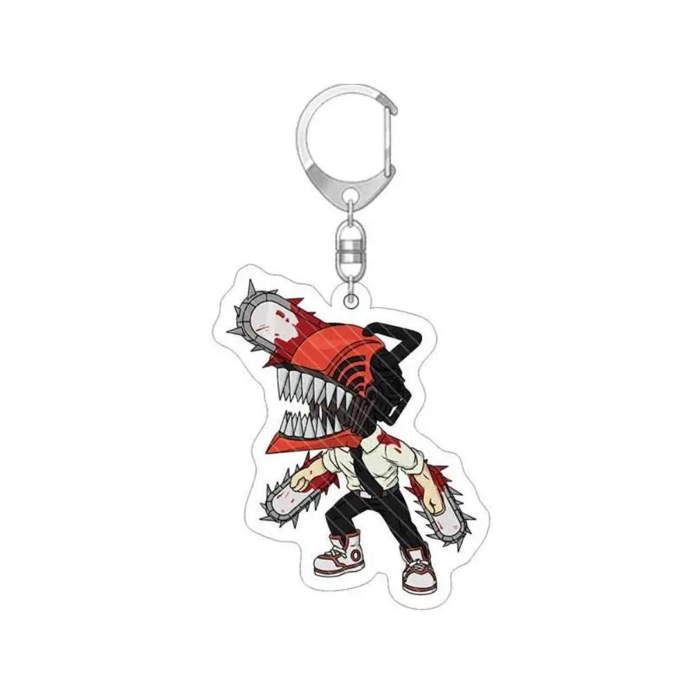 For Chainsaw Man Denji Makima Pochita Himeno Anime Game Peripherals Acrylic Keychain Custom Cartoons Cute Backpack Pendant Gift