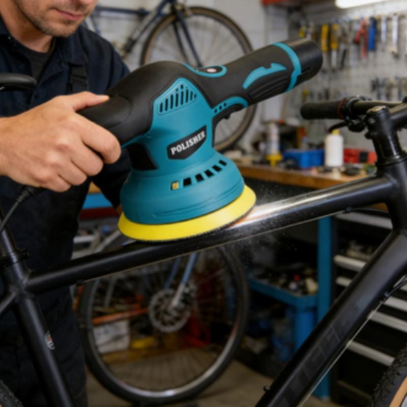 Lithium Battery Polish Wax Machine, Multi-Functional Handheld Car Beauty Floor Electric Polishing Machine, Wireless Polishing Tool