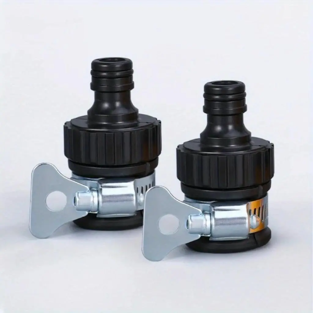 Universal Water Faucet Adapter, Quick Connect Plastic Hose Fitting, Tap Connector for Car Washing& Garden Irrigation, European&