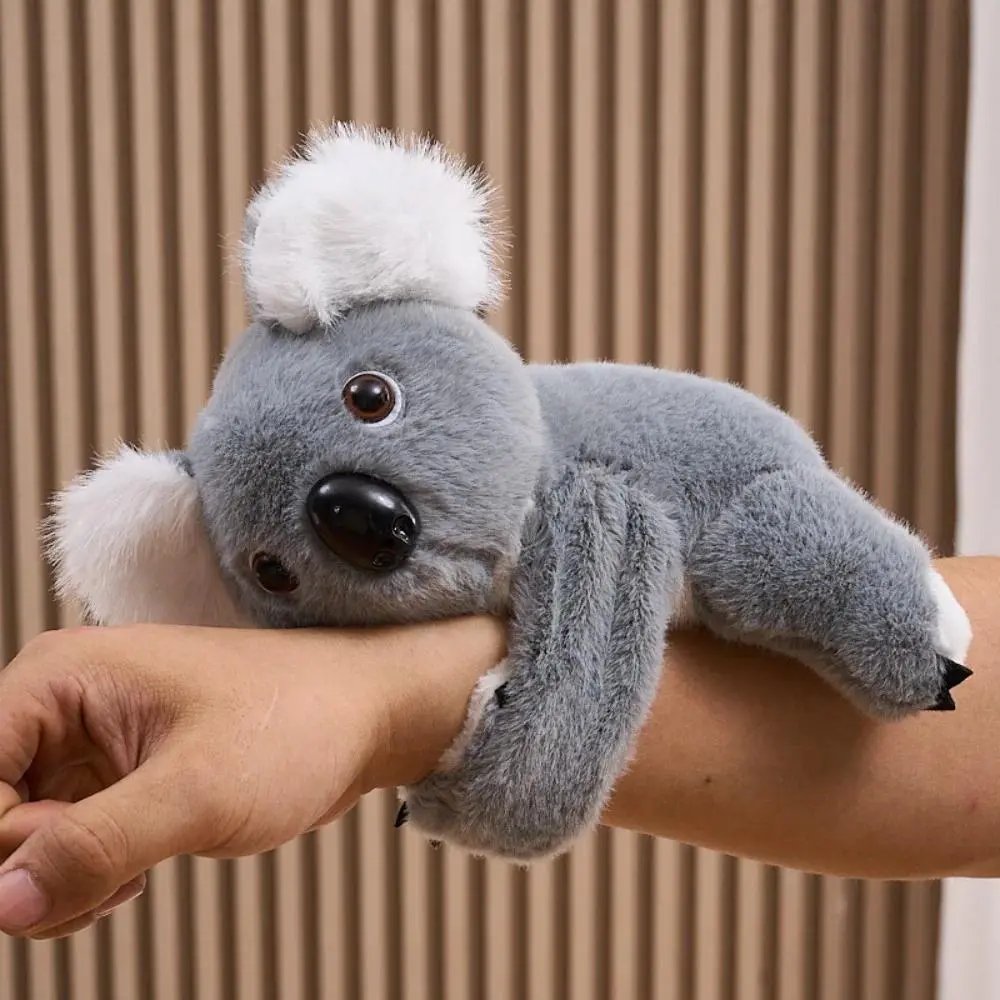 Forest Animal Animal Slapping Wristband Koala Tiger Bracelet Hug Slap Snap Wrap Kawaii Rabbit Leopard Plush Hand Ring Kids Toys