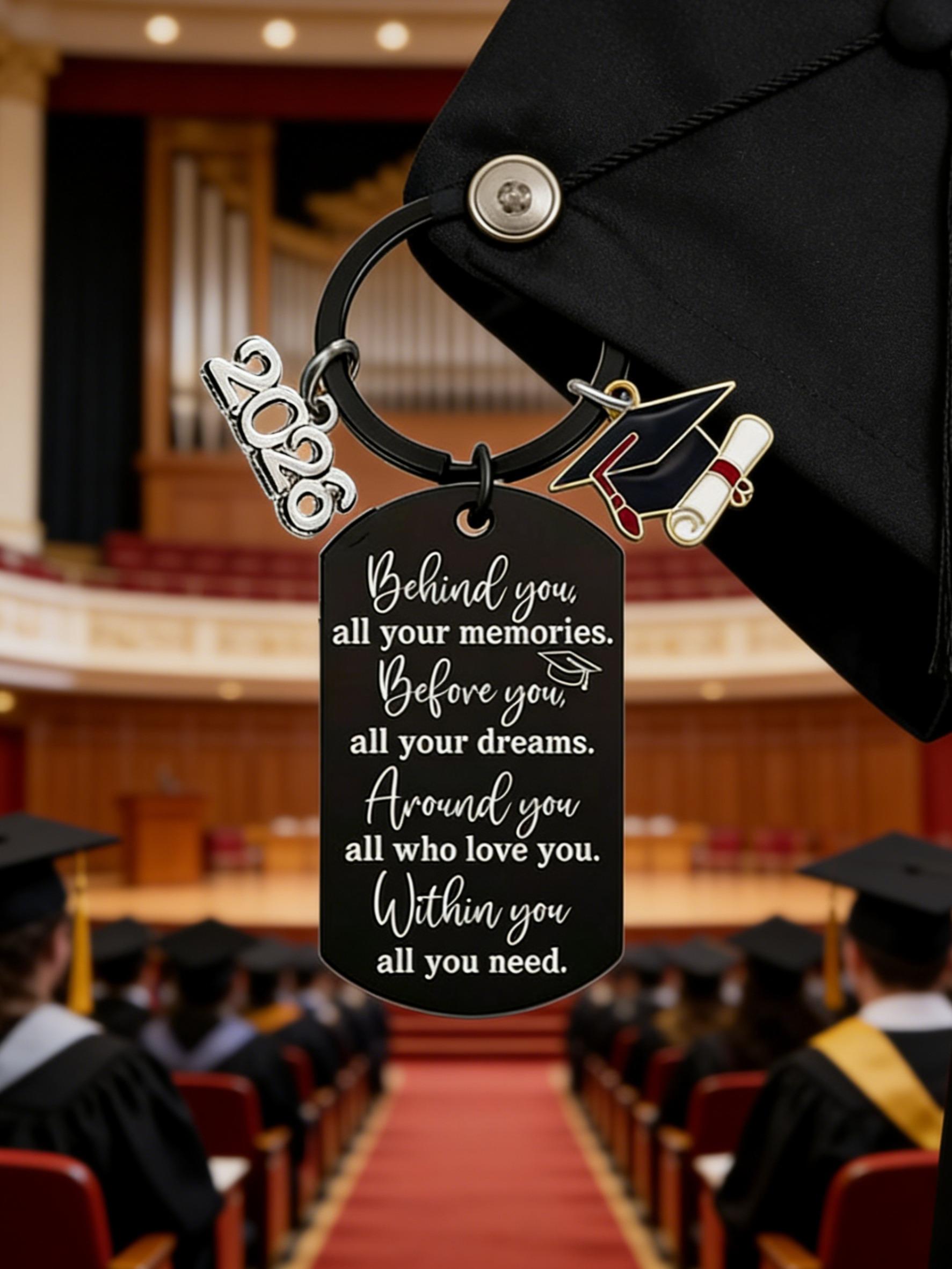 2026 Inspirational Graduation Keychain Gift