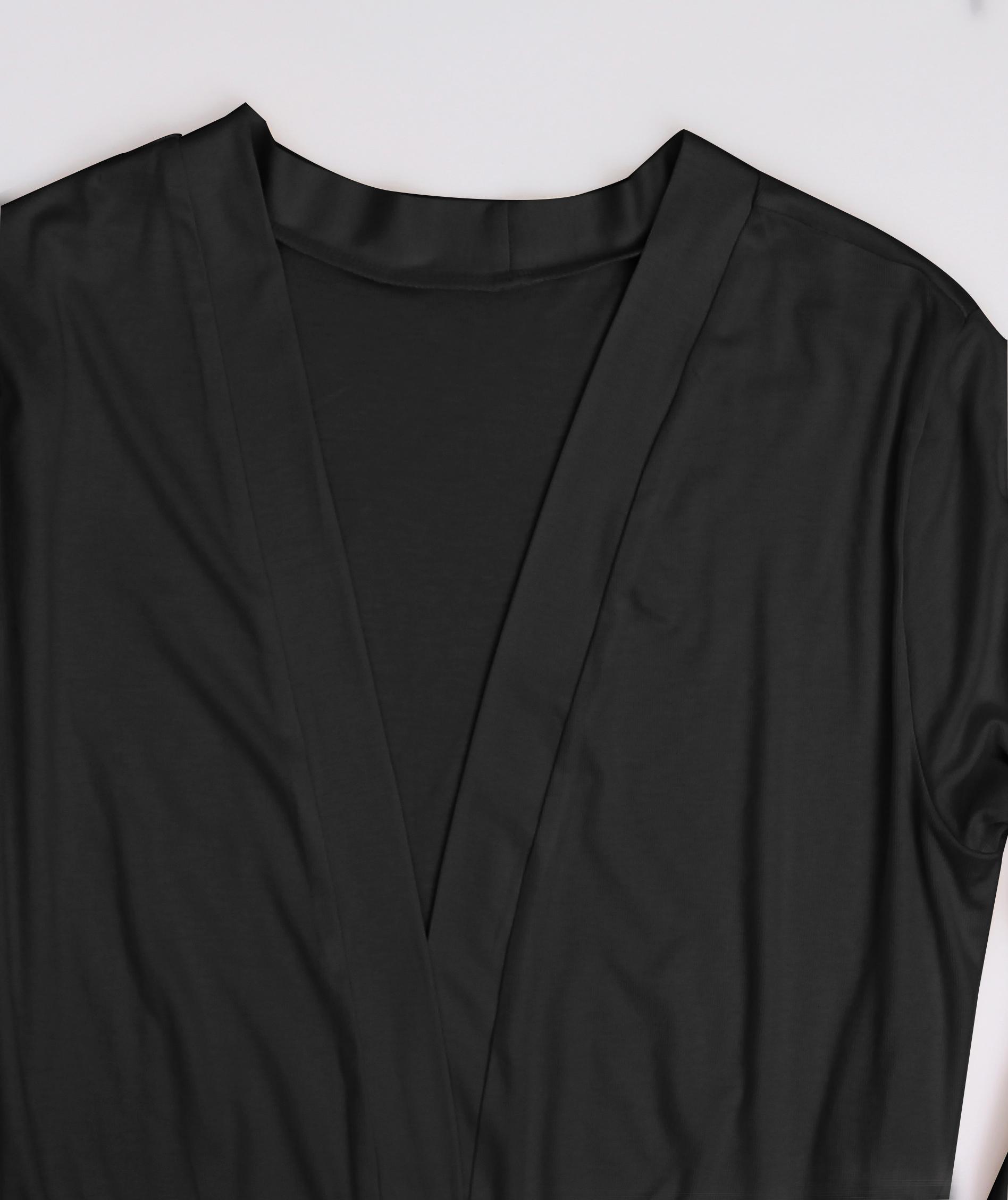 Women's Long Nightgown Robe with Deep V-Neck & Lace Trim Sleeves, Comfortable Home Sleepwear for Spring Autumn Winter Seasons, Womenswear