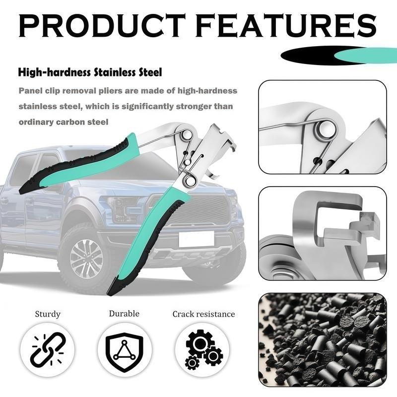 Upgrade Version Car Clip Removal Tool, Multi-Function Snap Clamp, Interior Door Panel Navigation Control Console Fastener Screwdriver, Car Repair Tools