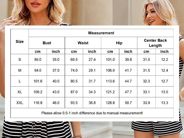Rompers for Women Summer Sleeveless Scoop Neck Tank Top Casual Short Jumpsuit Rompers with Pockets SpringStatements Rompers for Women Summer Sleeveless Scoop Neck Tank Top Casual Short Jumpsuit Rompers with Pockets SpringStatements