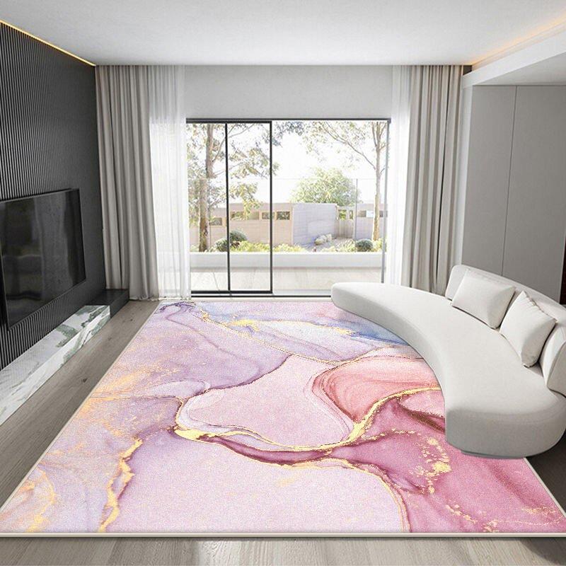 Luxury White Gold Marble Flannel Area Rug - Realistic Golden Vein Print Soft Mat for Living Room, Non-Slip Modern Home Decor #GoldMarbleRug #LuxuryWhiteMat #ModernHomeDecor #MarbleTextureCarpet #NonSlipFlannelRug