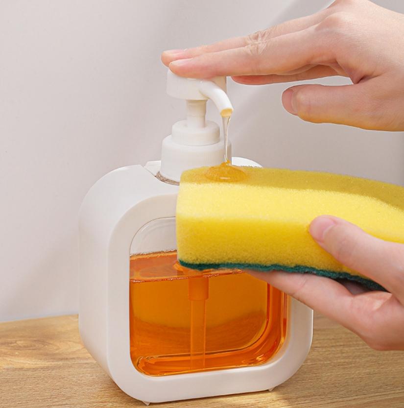 Travel Dispenser Bottle Press-Down Large Capacity Transparent Visible Hand Soap Empty Bottle Portable Lotion Shower Gel Bottle