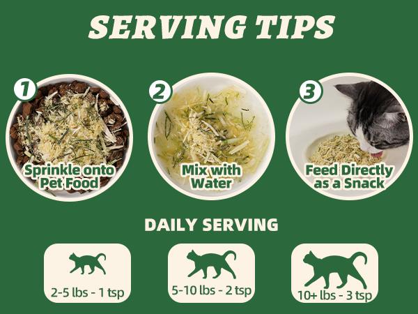 Wellix 7.5oz Cat & Dog Cat Grass Food Topper - Chicken, Egg Yolk, Cat Grass | Freeze Dried Chicken Formula | Low Calorie | Support Hairball Control & Gut Health | Natural, Nutritious, Yummy