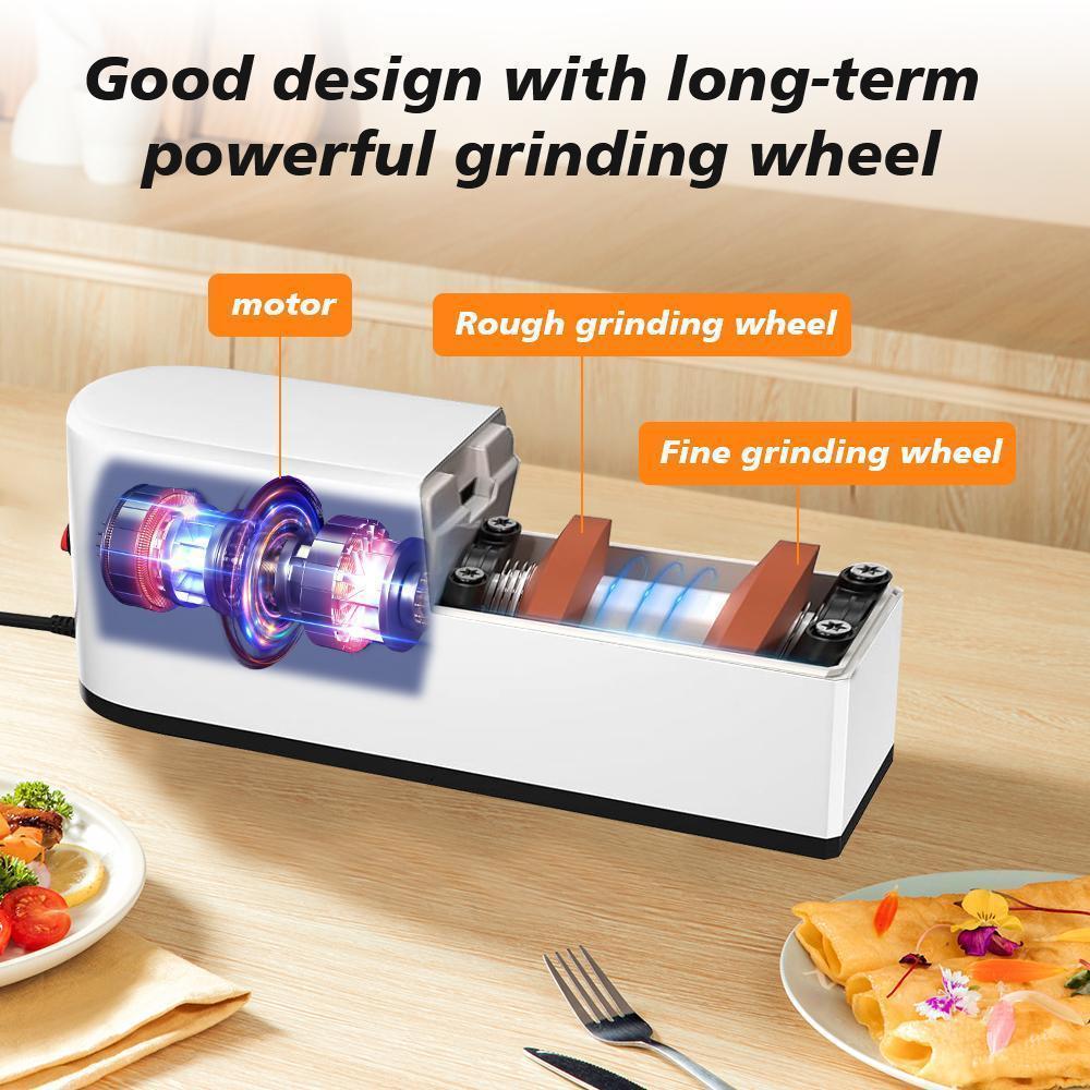 Electric Knife Sharpener USB 4-Stage Automatic Knife Sharpening Tool for Kitchen Knives, Fast Blade Repair & Polishing for Home & Professional Use#fathersdaygift Electric Knife Sharpener USB 4-Stage Automatic Knife Sharpening Tool for Kitchen Knives, Fast Blade Repair & Polishing for Home & Professional Use#fathersdaygift