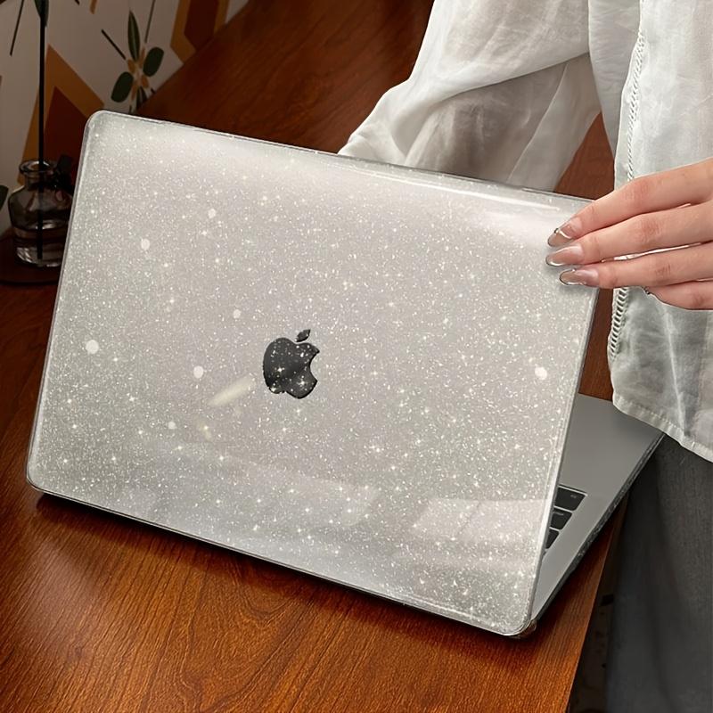 Changhefeng Macbook Neo Protective Case, Sparkling Star Design, Hard Shell, Unisex, Cute Glitter Pattern, 1 Piece, Durable Protection