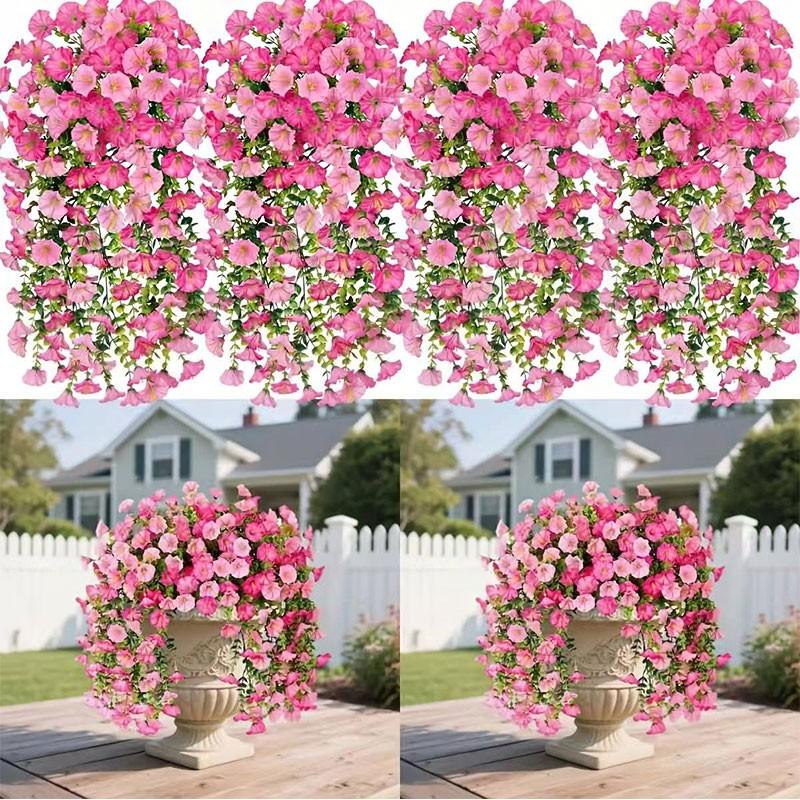 High-end dense spring artificial flowers with UV resistance for outdoor decoration, suitable for weddings, hotels, gardens, courtyards, photography, aesthetic room decoration, and seasonal celebrations. Faux Flowers