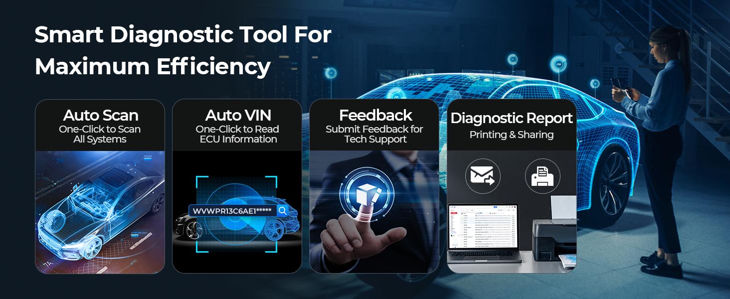 TOPDON Bidirectional Scan Tool, ArtiDiag900 Lite Automotive Diagnostic Tool for Full System, Scanner for Car with Active Test, FCA AutoAuth, Wireless OBD2 Scanner Diagnostic Tool for All Vehicles top  don engine  light car obd2