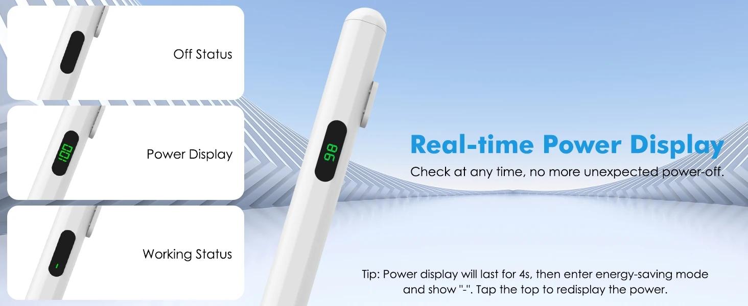 Digital Screen Capacitive Pen, Touchscreen Pen, Universal Touch Stylus for Android iOS Windows, Compatible with iPad Apple Huawei Xiaomi Tablets