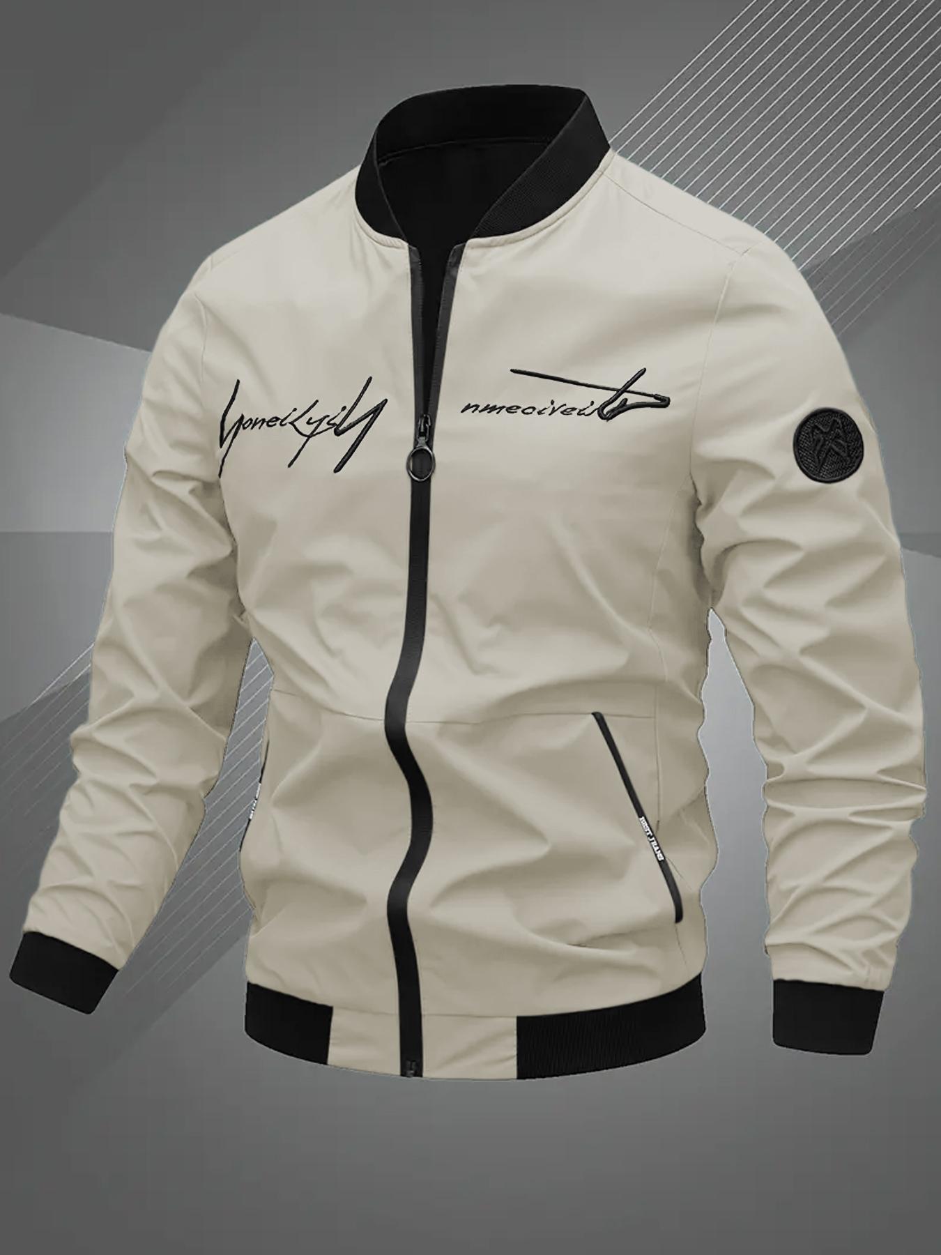 Men's Polyester Fabric Jacket, Durable Material for Long-Term Wear, Ideal for Daily Commuting & Casual