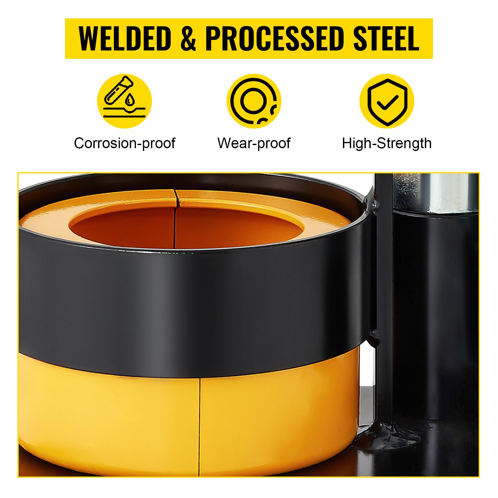 VEVOR Carrier Pinion Bearing Puller, Compatible with Dana 30, 40, 60, 70, Ford 9 Bearings, Pinion Puller Tool with 2 Clamshells, 45# Steel Clamshell Carrier Bearing Puller for Auto Repair