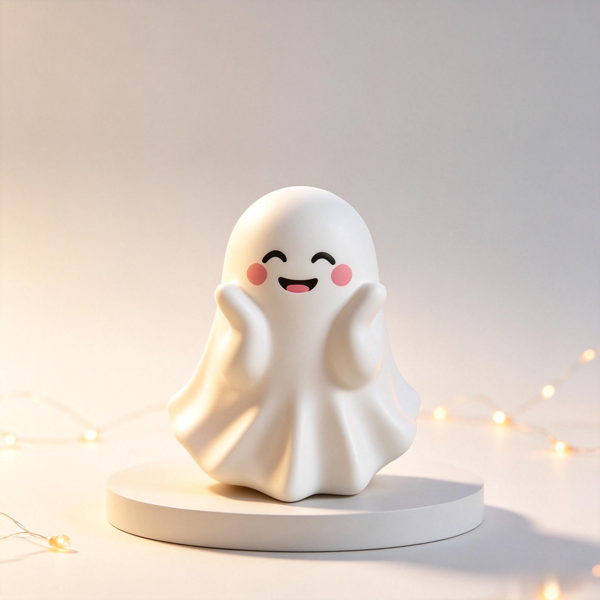 4PCS Halloween Decoration Ghost Figurine - Funny Resin Ghost Statue For Prank - Cute Ghost Decor for Halloween Decorations Ornaments -YY1