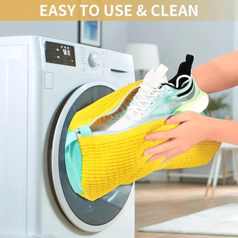 Shoe Washing Bag, Shoe Bag for Washing Machine, 2 Counts Reusable Shoe Laundry Bags for Sneakers, Shoe Protector Bags for All Types of Shoes, Mesh Laundry Bag, Laundry Tools & Accessories, Laundry Organizer, Laundry Products, Removable Washing Bags