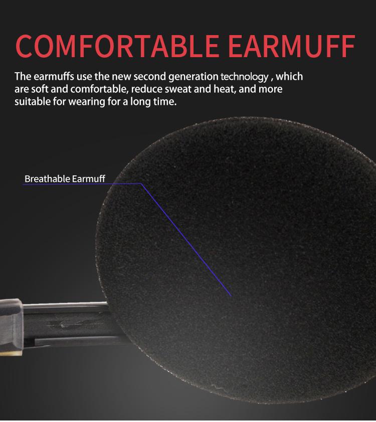 New Trend USB Computer Headset for Students & Business Professionals, Wired Over-Ear Noise-Isolating Earphones with Line Control, Noise Isolating Headphones