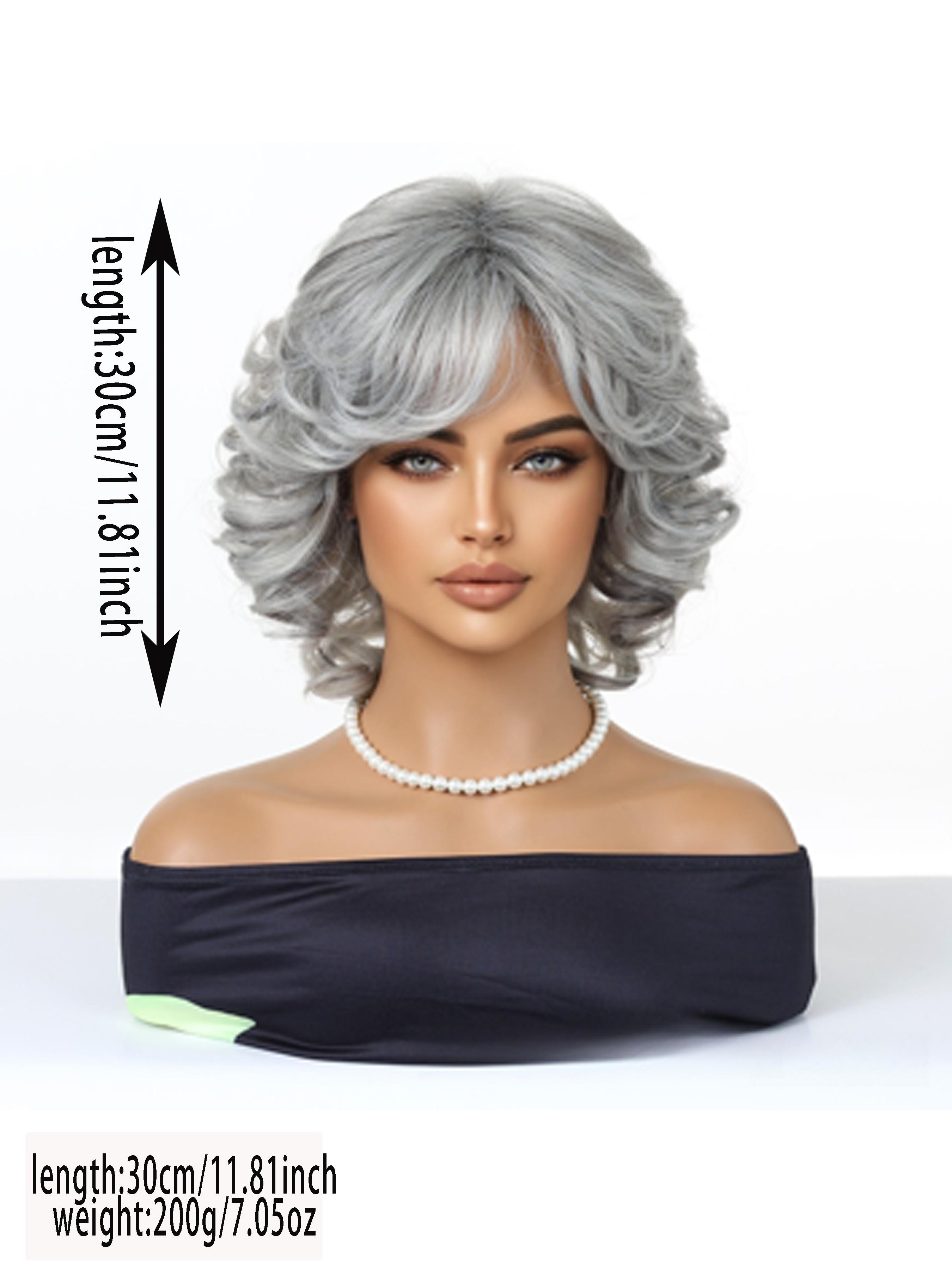 Elegant Bob Wavy Hairpiece, Heat-Resistant Fiber, Cosplay Wig, Party Accessory, Halloween Costume, Versatile Daily Use