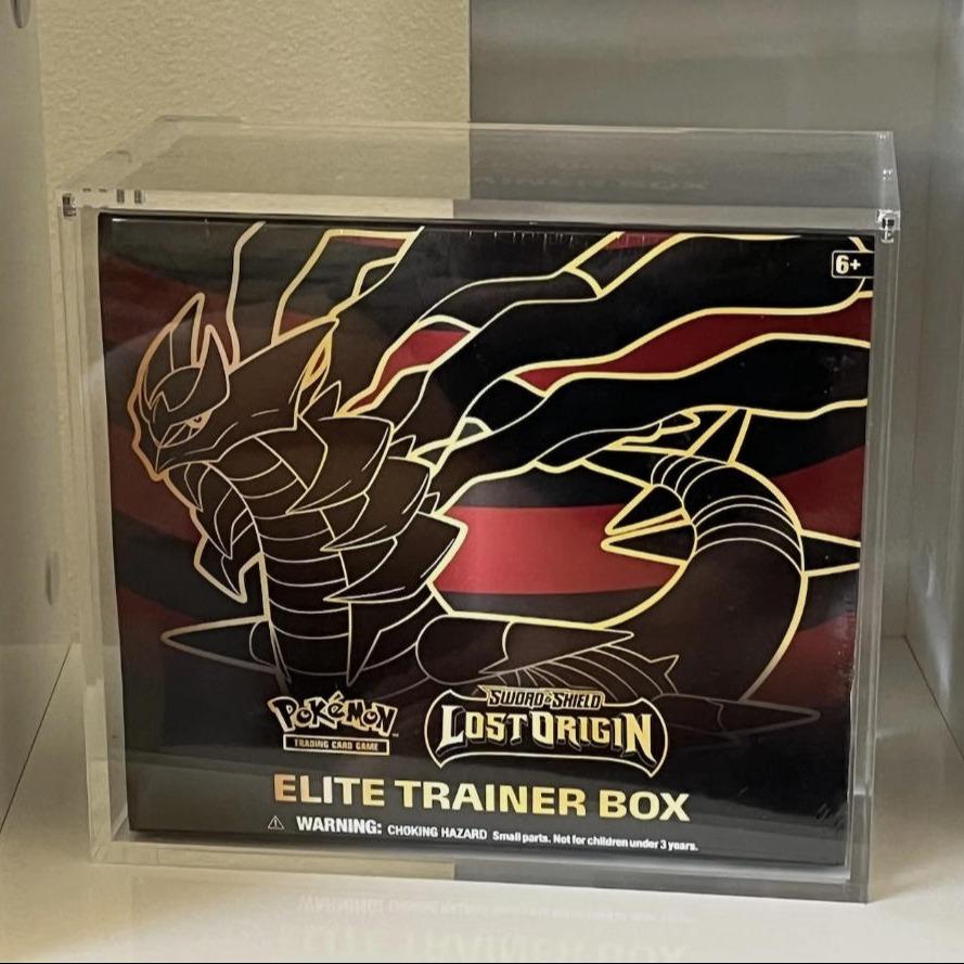 Stackable Acrylic Display Case, Compatible with Etb High-Quality Rectangular Storage Box, Magnetic Closure Design, Transparent Durable Organizer