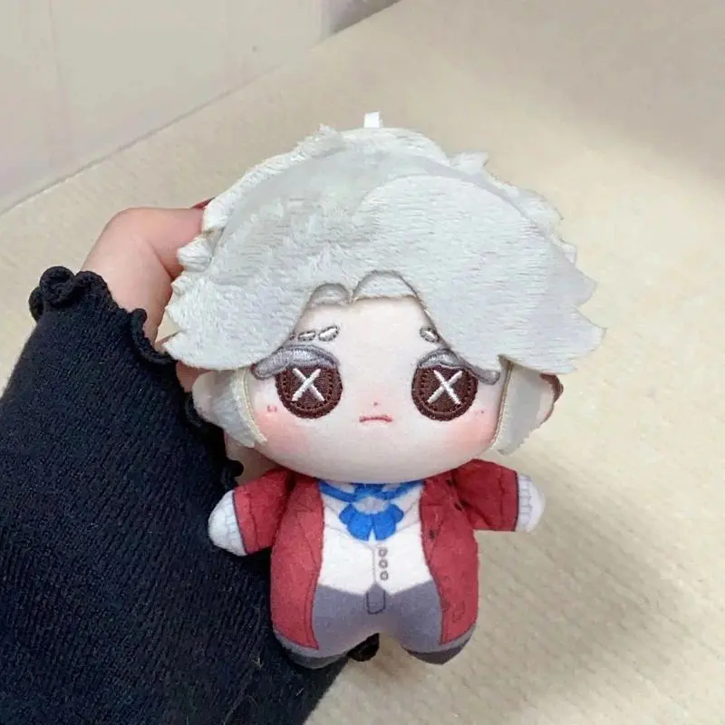 hot 10cm Identity V Series Composer Cute Cotton Plush Doll Frederick Fan Doll Decorative Backpack Fans Birthday Gift Toys