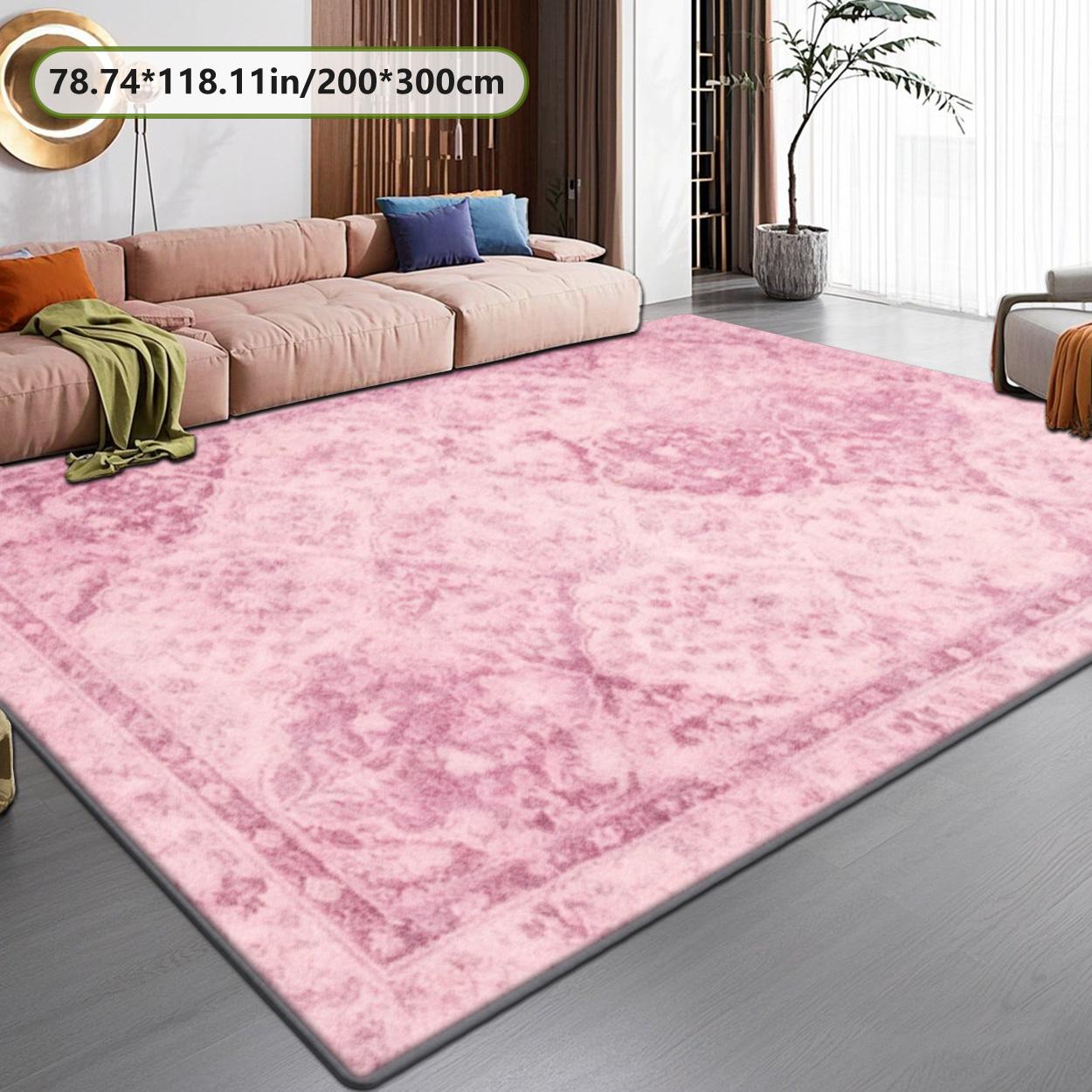 Velvet soft and comfortable patterned printed carpet, suitable for multiple scenarios, available in various sizes, soft and non-shedding.