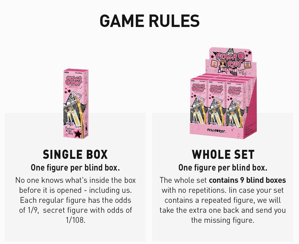 POP MART Peach Riot Rush Hour Series-Pendant Blind Box