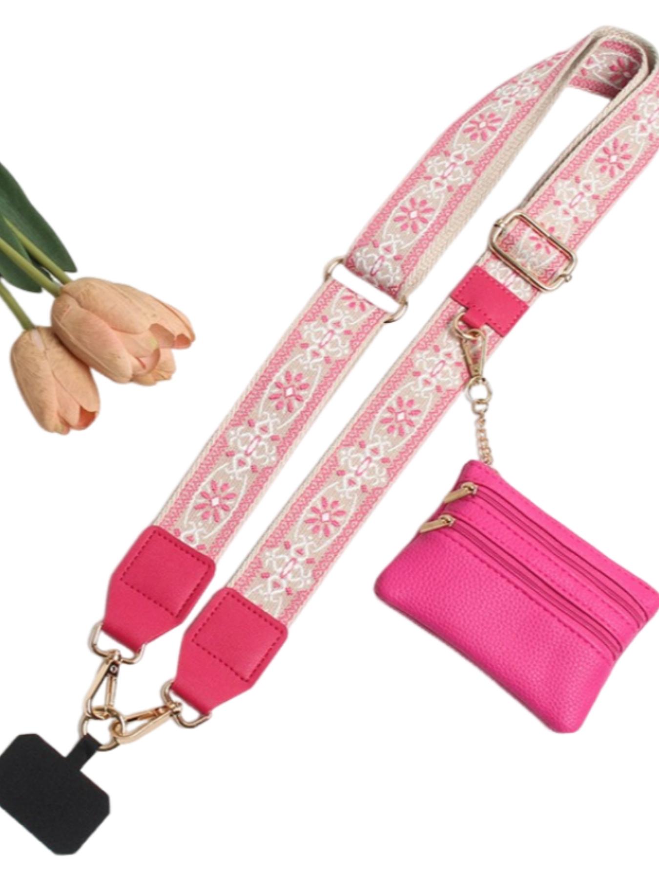 Retro ethnic pattern, adjustable, can be used as mobile phone straps, bag straps, crossbody model mobile phone straps with wallet, bag straps, zipper bags, crossbody straps with wallets, Mother's Day gifts, birthday gifts, Versatile Strap