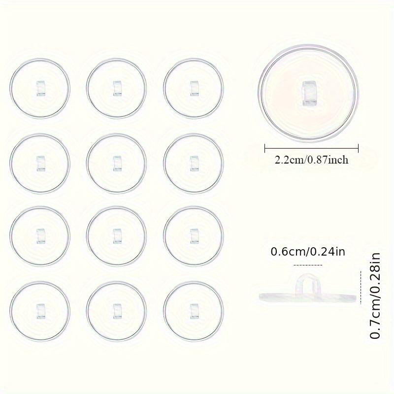 50-Pack Transparent Plastic Wall Mount Hooks with Strong Adhesive – Easy to Install, Seamless, Ideal for Party Decorations, Home DIY Projects – Fashionable Hanging Solutions