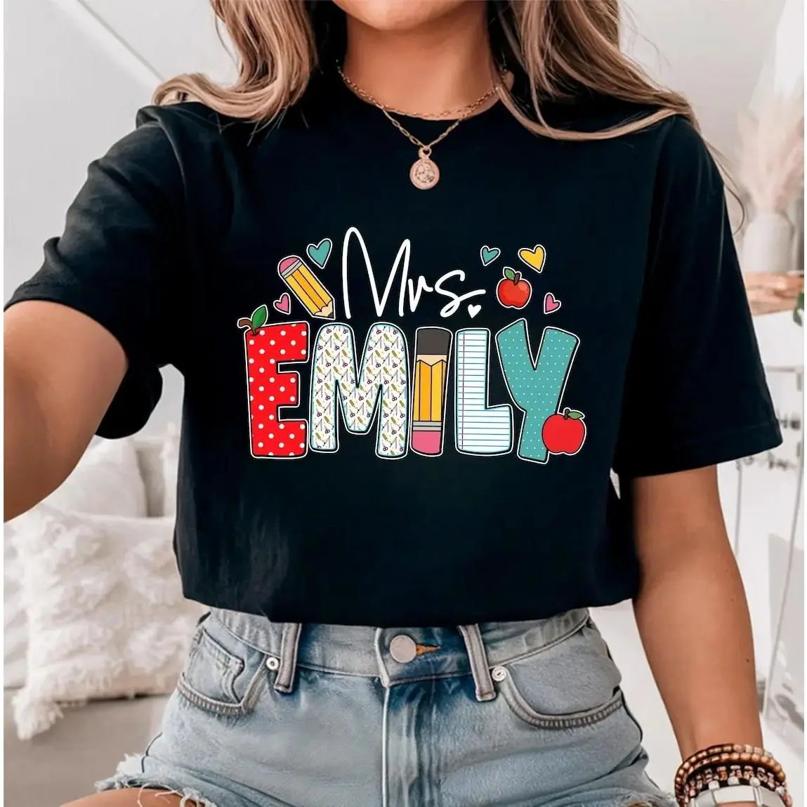 Teacher Shirt, Teacher Name Shirt, Teacher Gifts, Teacher Appreciation Gifts, Back to School Shirt, Gift for Teacher