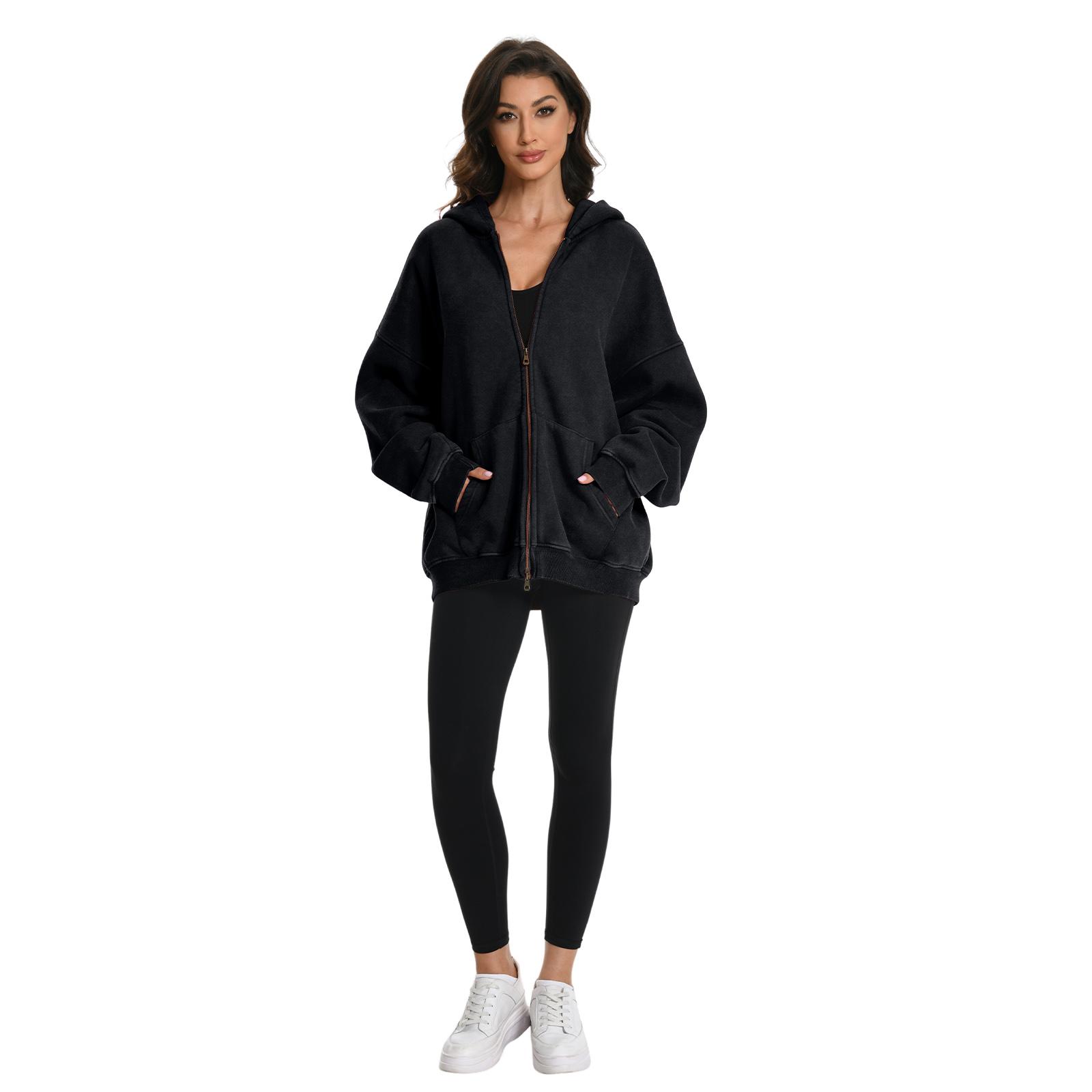 FAIABLE Unisex Oversized Acid Wash Sweatshirt with Double Zipper – Soft Fabric Washed Long Sleeve Pullover for Ultimate Comfort and Vintage Style – Minimalist Tops Perfect Basic Hoodie for Every Casual Occasion Summervibes FAIABLE Unisex Oversized Acid Wash Sweatshirt with Double Zipper – Soft Fabric Washed Long Sleeve Pullover for Ultimate Comfort and Vintage Style – Minimalist Tops Perfect Basic Hoodie for Every Casual Occasion Summervibes