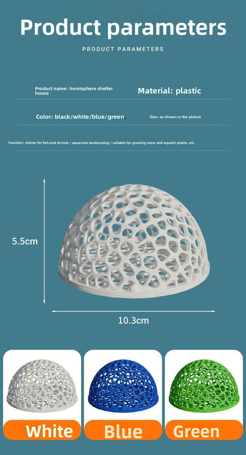 Aquarium fish and shrimp shelter house creative turtle shelter house fish tank landscaping decoration item fish and shrimp breeding