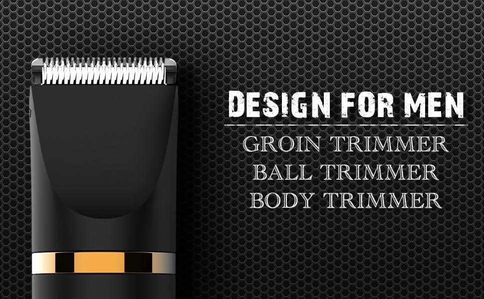Scttomon 3 in 1 Electric Body Hair Trimmer,Groin Hair Trimmer for Men,Waterproof Electric Shaver Nose Hair Trimmer,Men's Hair Removal Device Cordless,Manscape Trimmer with Standing Recharge Dock